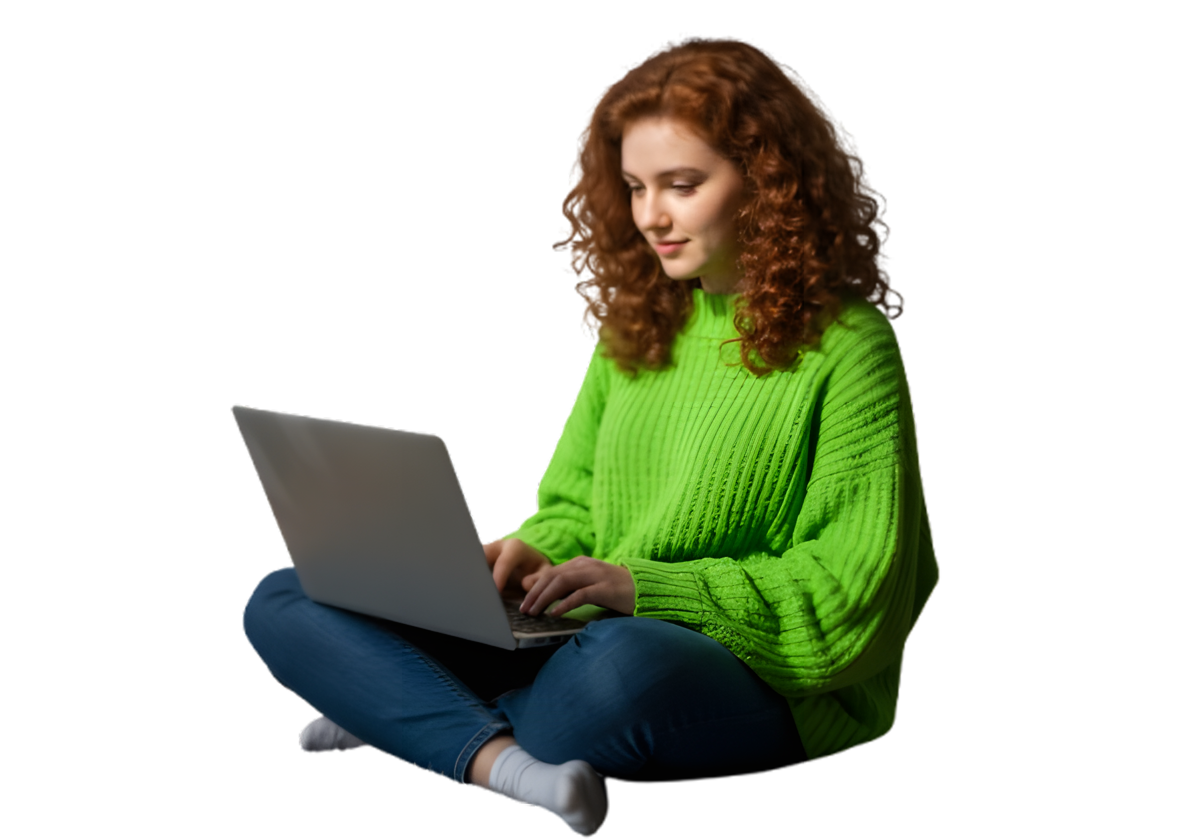 Searching Online Illustration